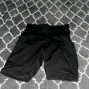 black biker shorts with pockets OR.A.G S (junior)